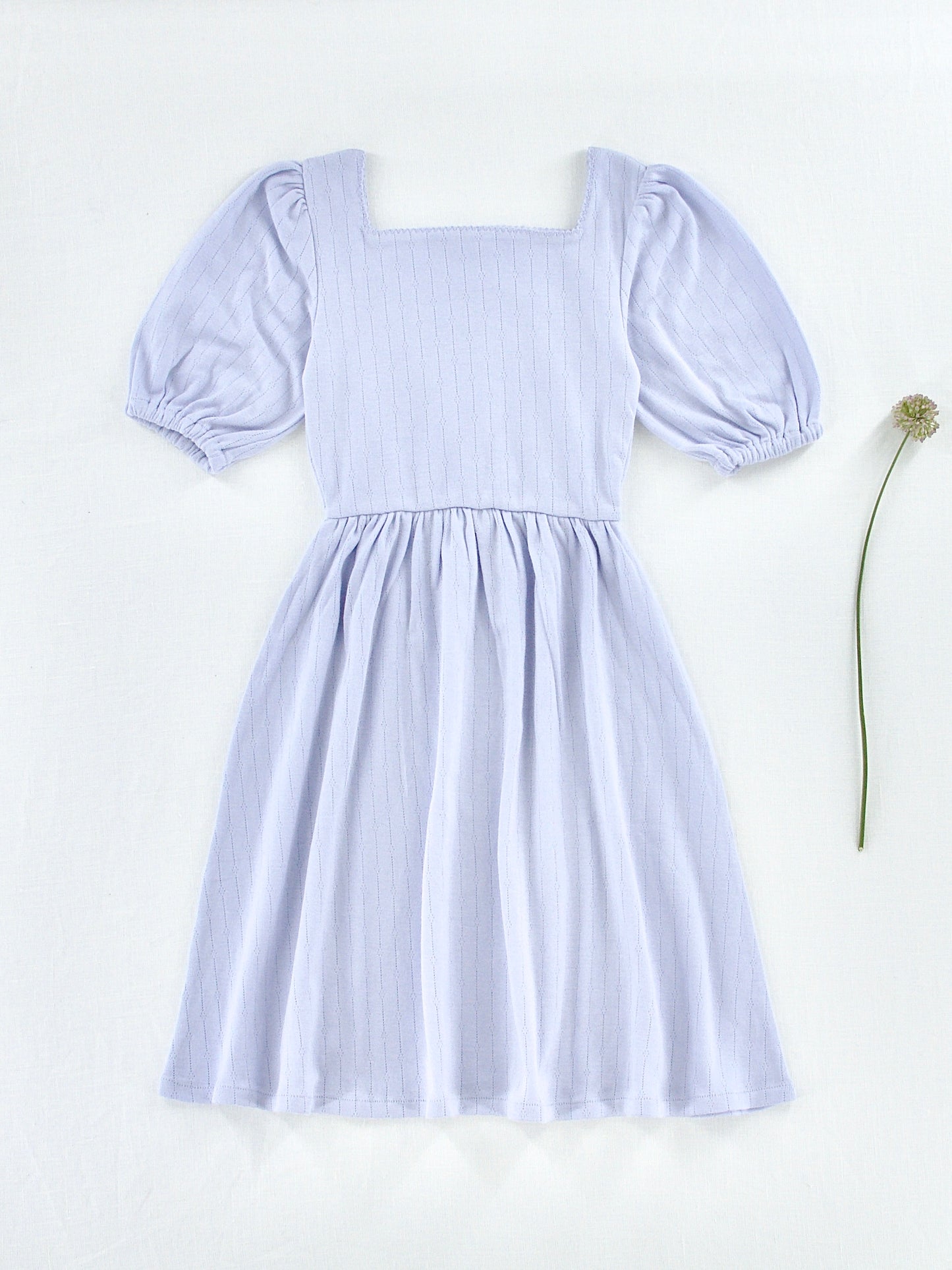 pima picnic dress . forget-me-not pointelle