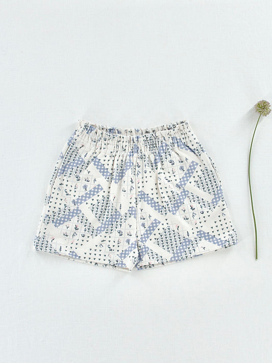 pima beach shorts . patchwork