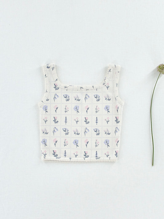 pima crop tank . garden windowpane