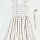 pima frilled dress . garden windowpane