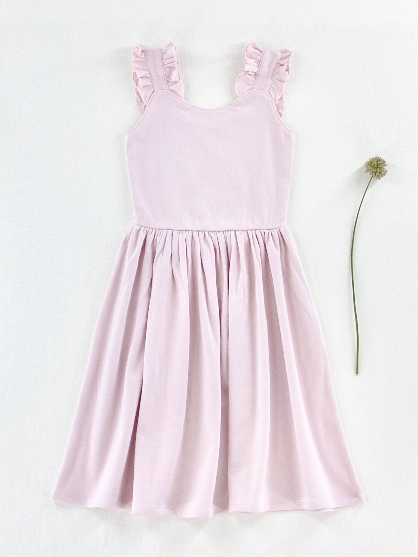 pima frilled dress . thistle