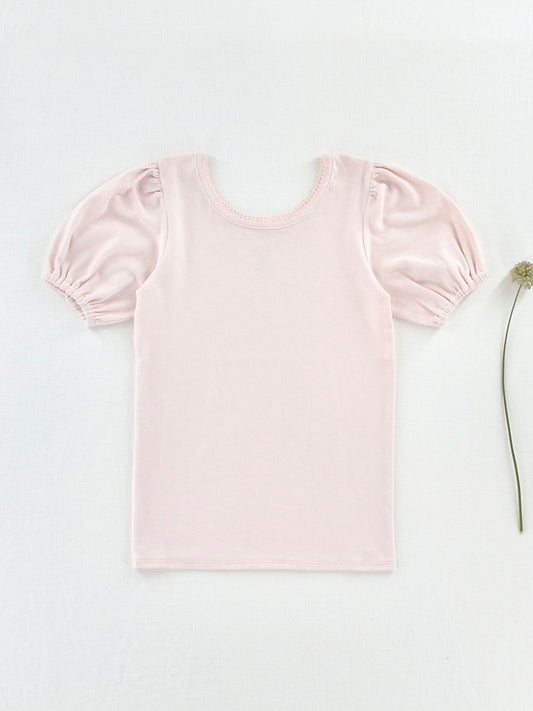 pima short-sleeved poet tee . shell