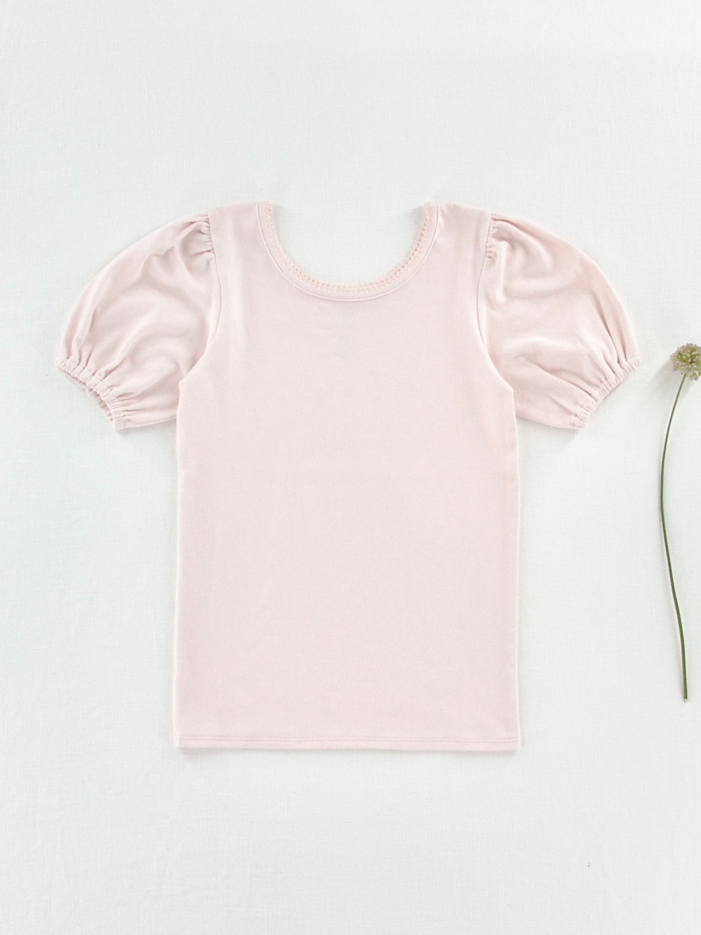 pima short-sleeved poet tee . shell