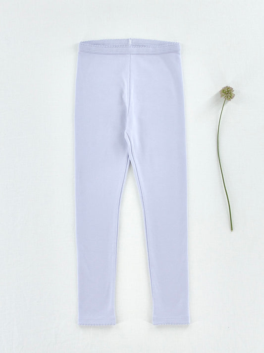 pima legging . forget-me-not
