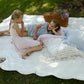 pima ruffle pillowcase . garden windowpane