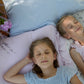pima ruffle pillowcase . thistle