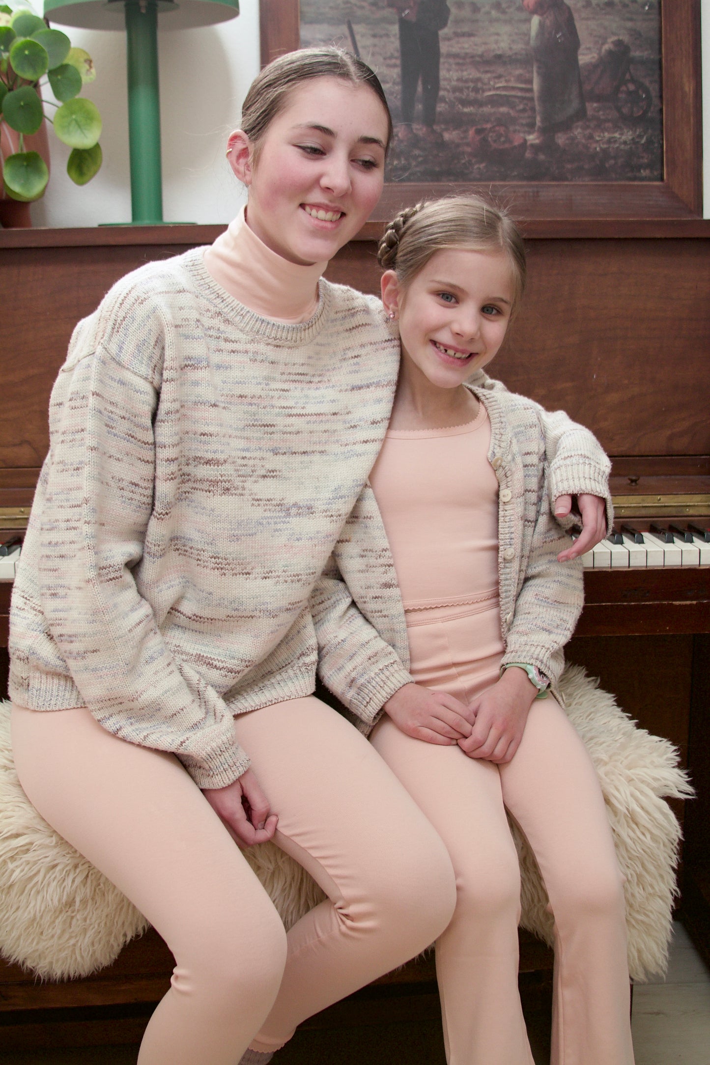 pima legging . blush