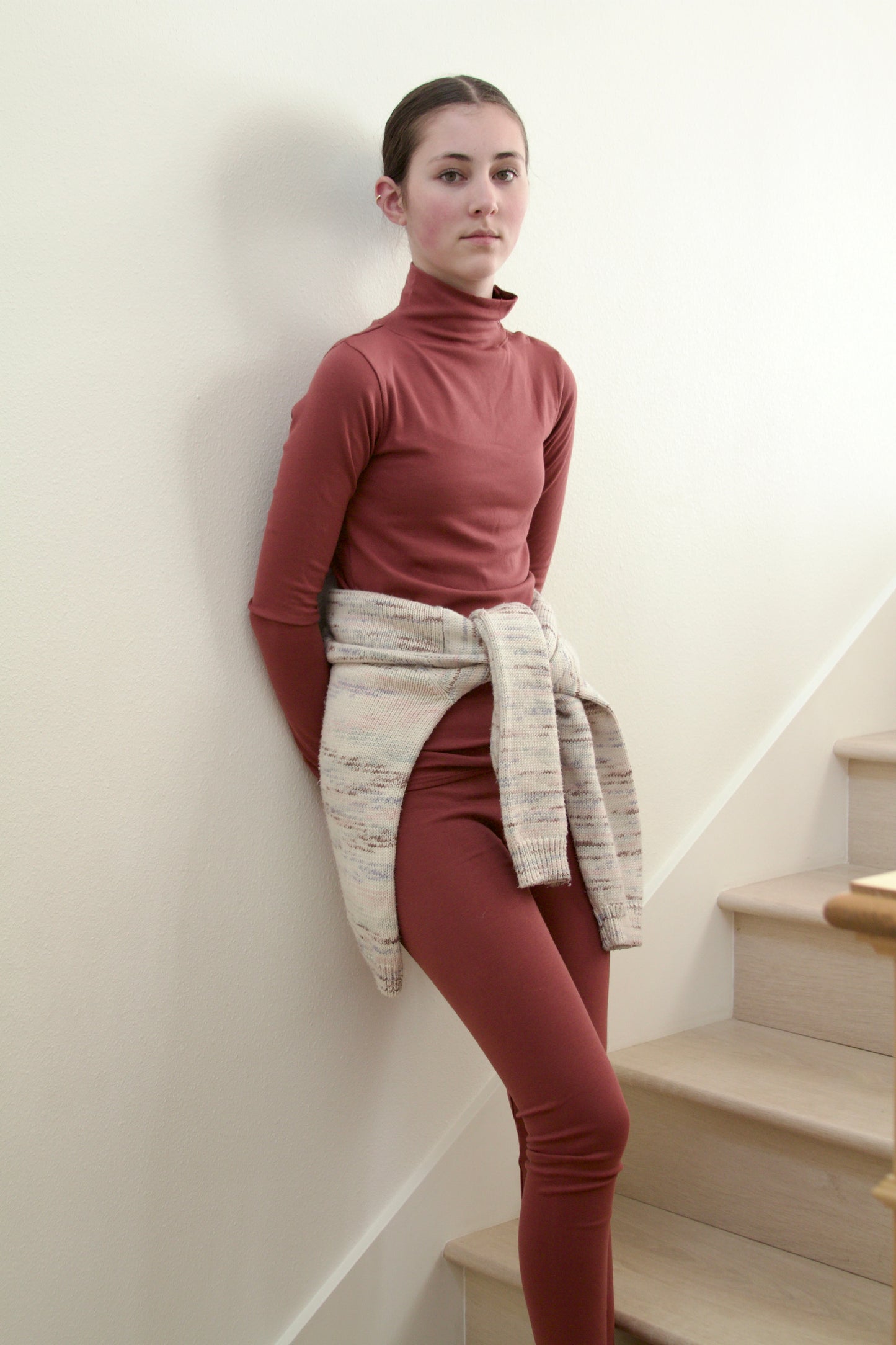 pima legging . madder root