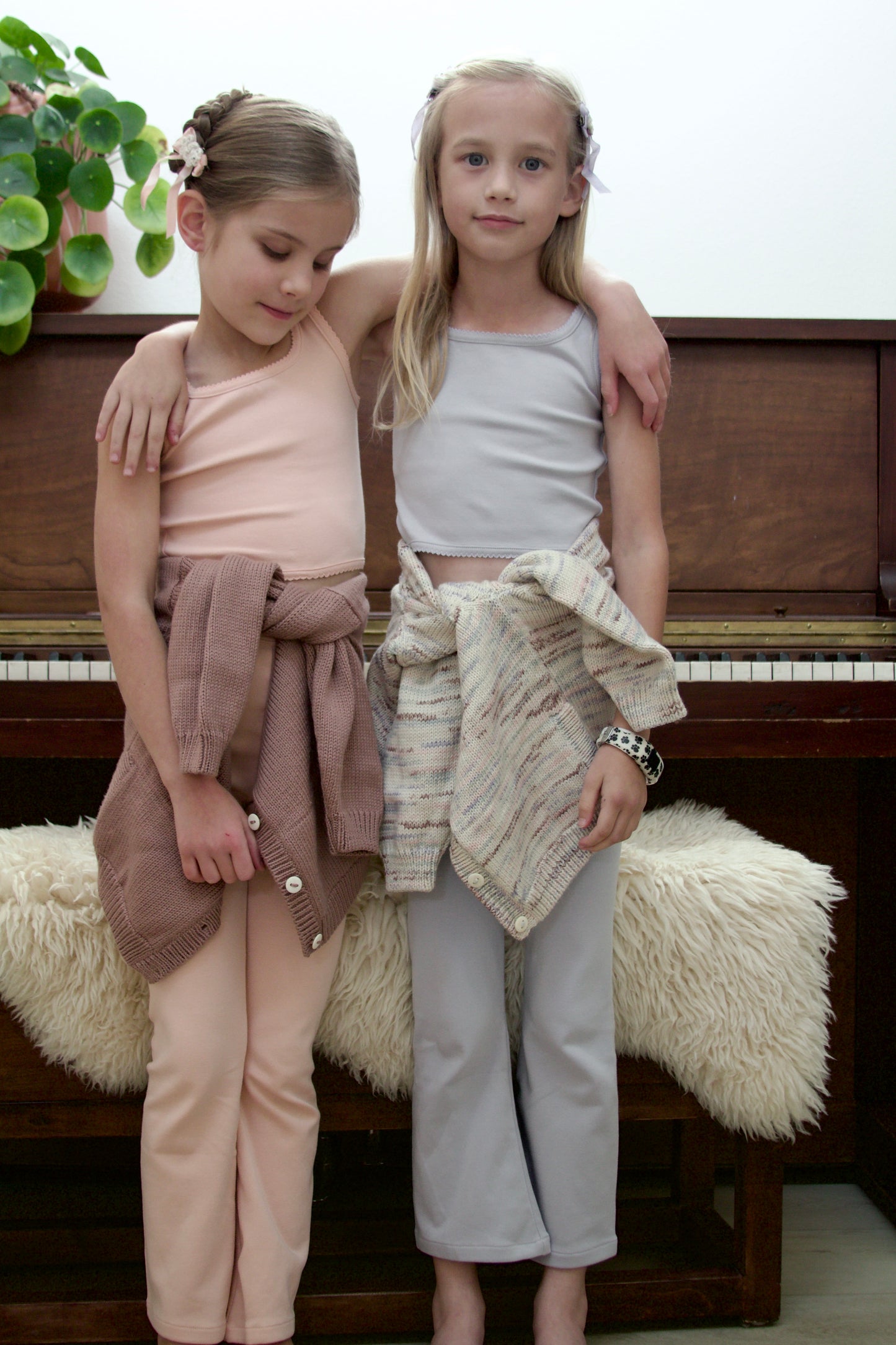 pima crop tank . heather