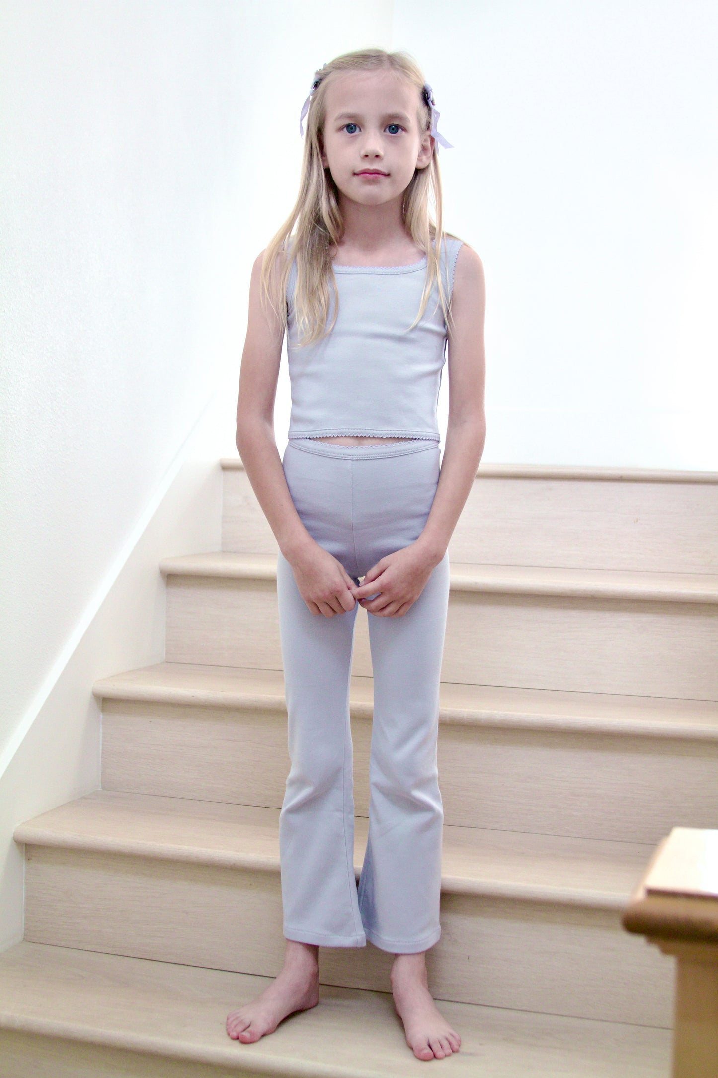 pima crop tank . heather