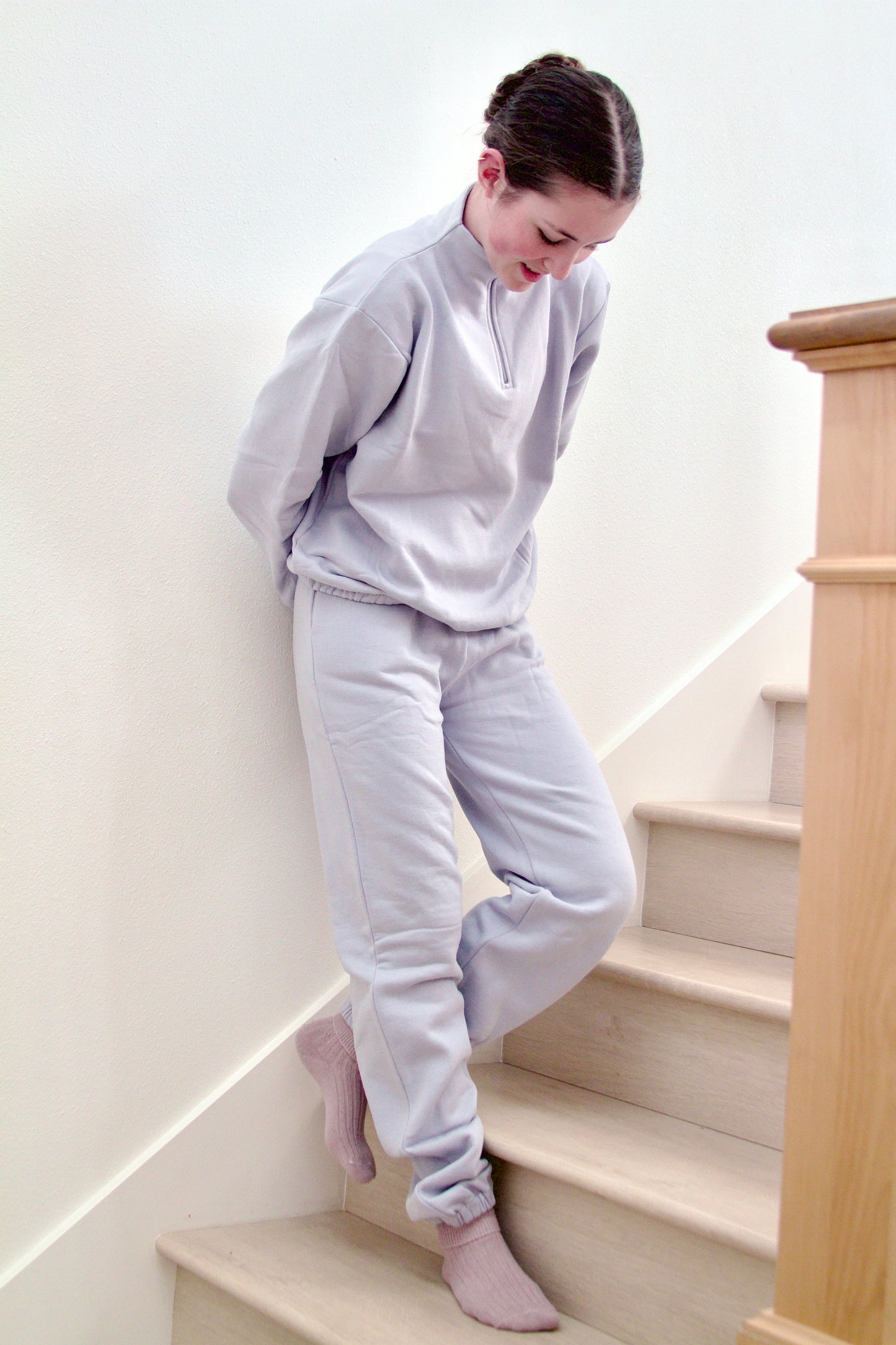 pima fleece sweatpants . heather