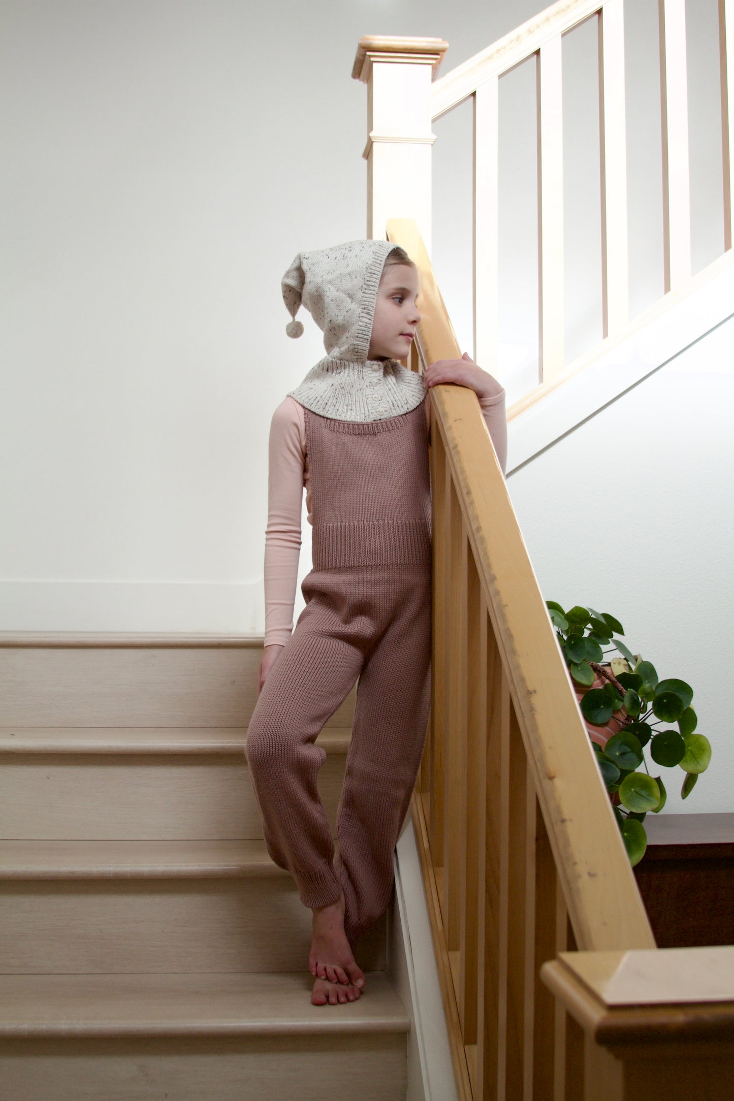 balaclava . snowdrop tweed