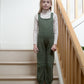 overalls . olive