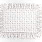 pima ruffle pillowcase . garden windowpane