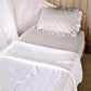 vintage ivory quilt