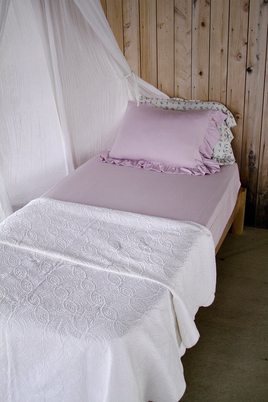 pima fitted sheet . thistle