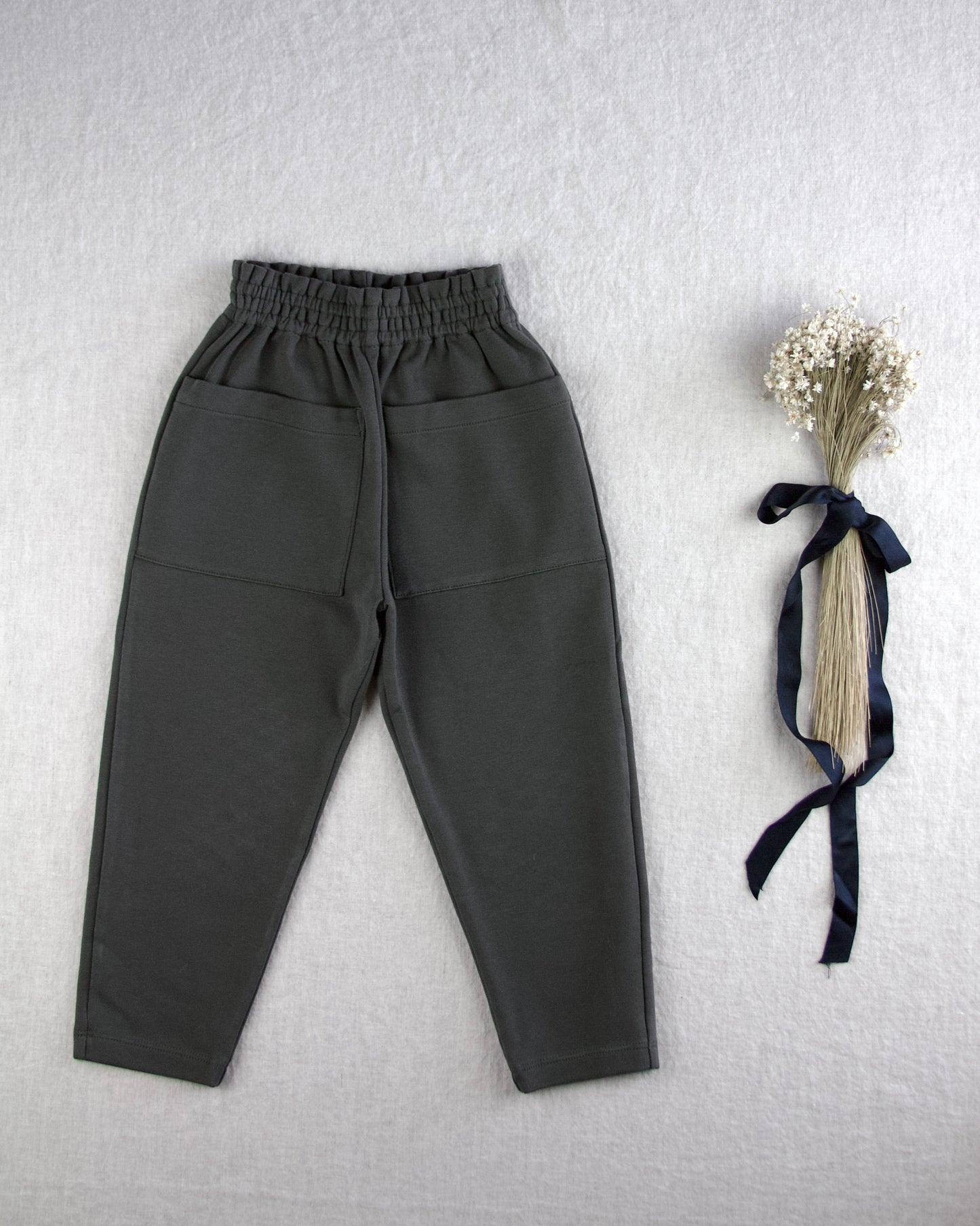 pima pocket pants. coal