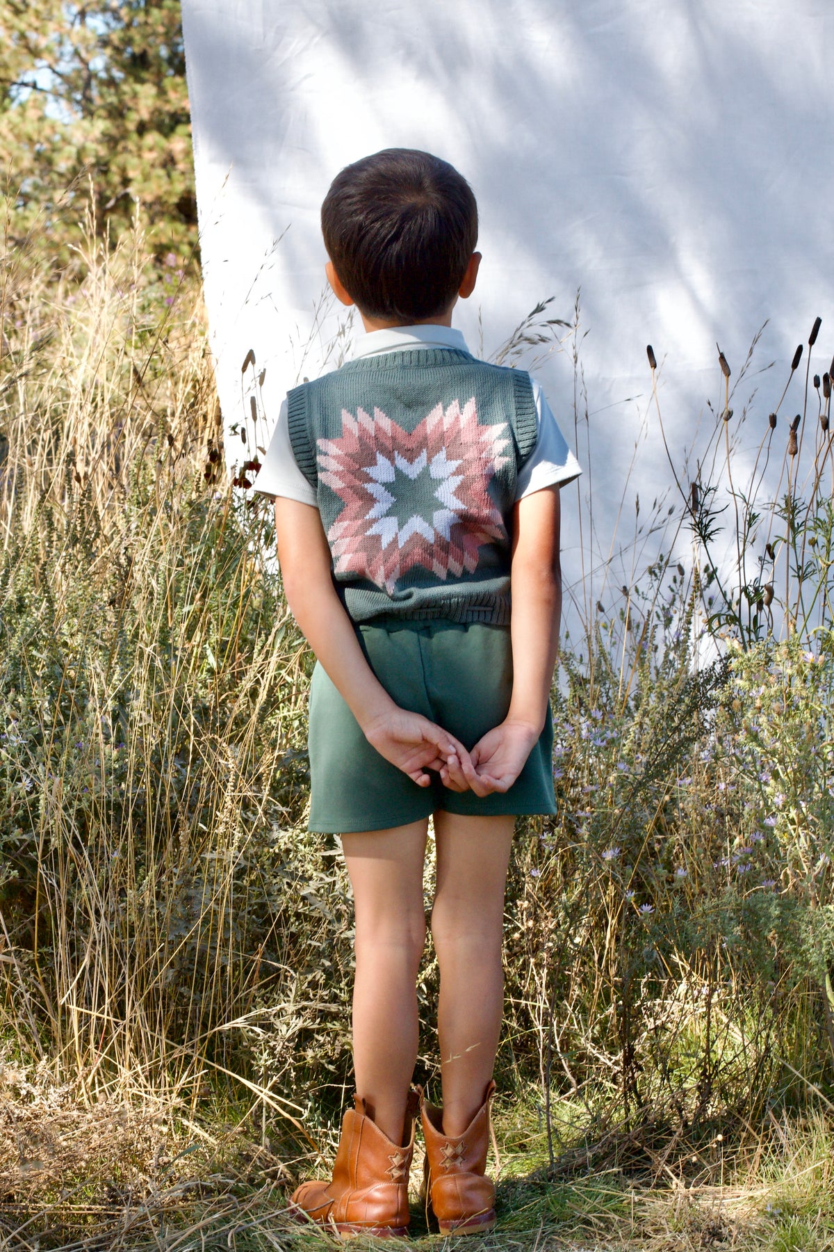 lone star vest . fern