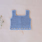 lace crochet camisole . bluebell
