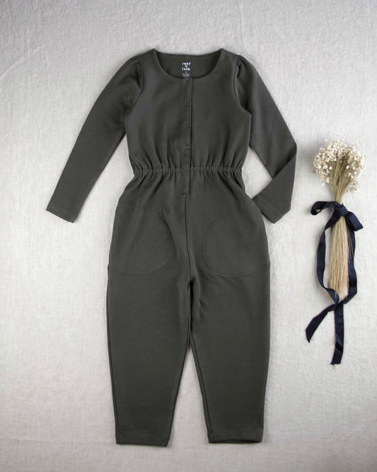 pima puff coverall. coal