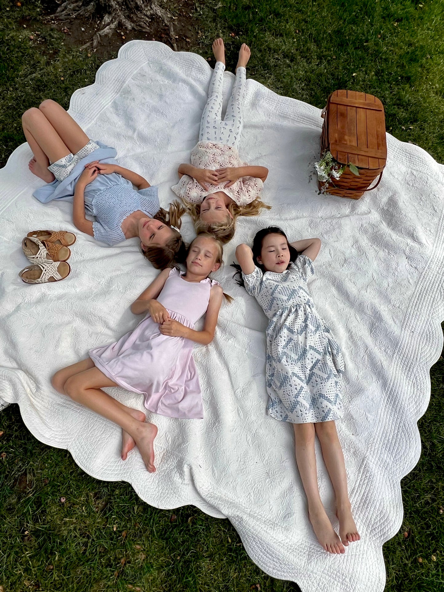 pima picnic dress . patchwork