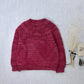 lace yoke pullover . mulberry