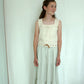 pima tiered skirt. moonflower