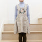bouquet pinafore . snowdrop tweed