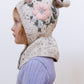 bouquet balaclava . snowdrop tweed