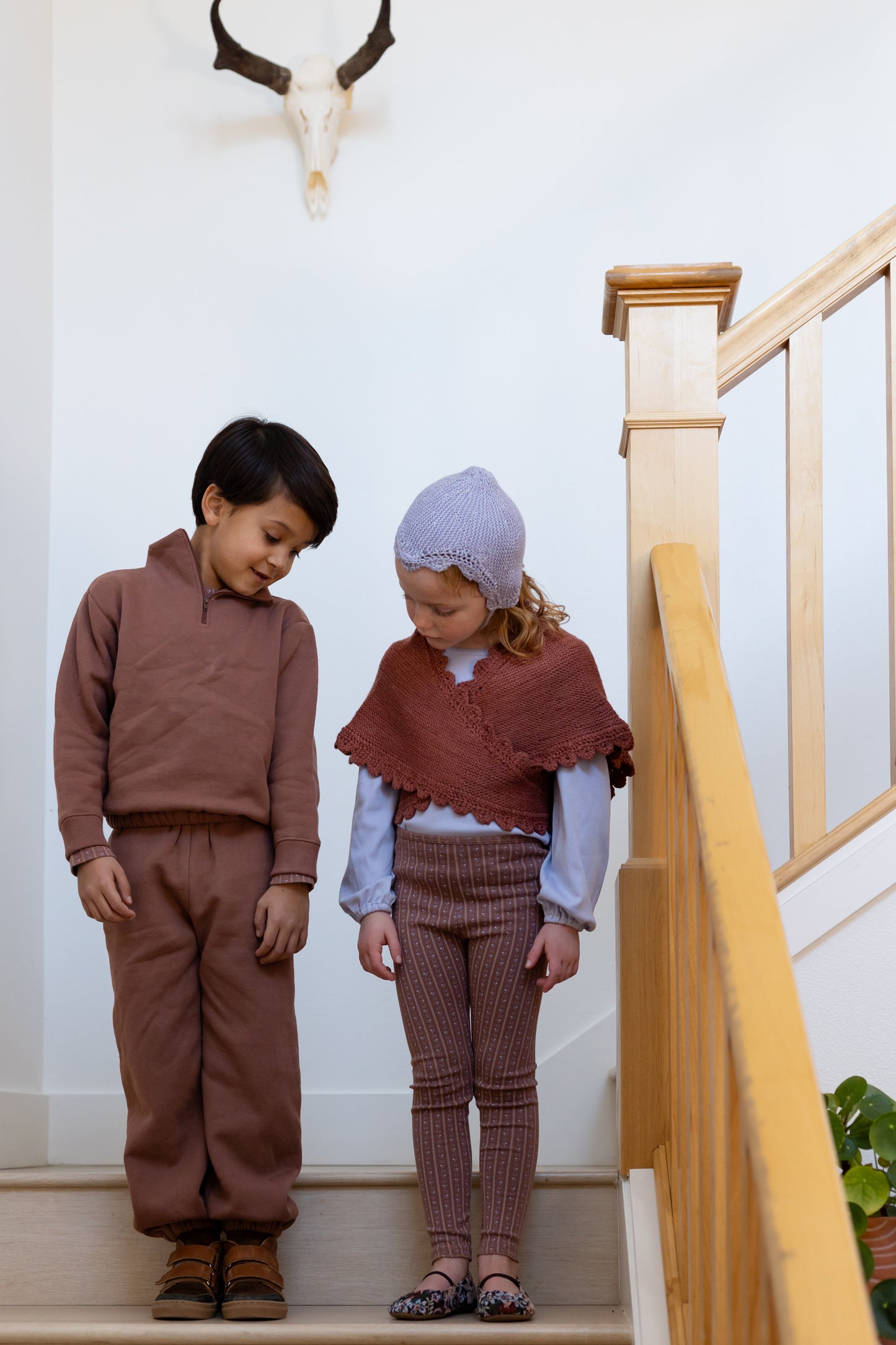 pima fleece pant . nutmeg