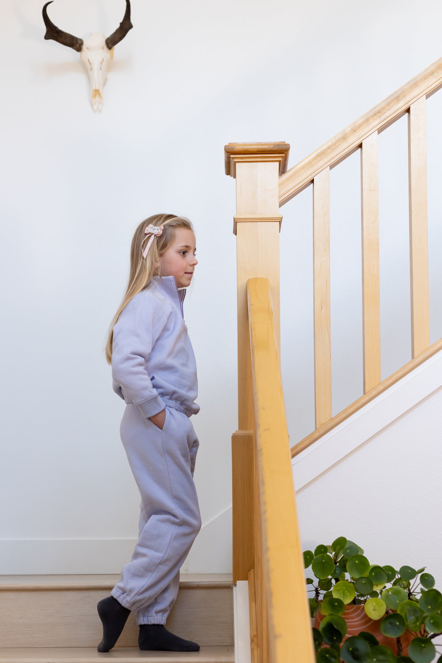 pima fleece zip sweatshirt . heather