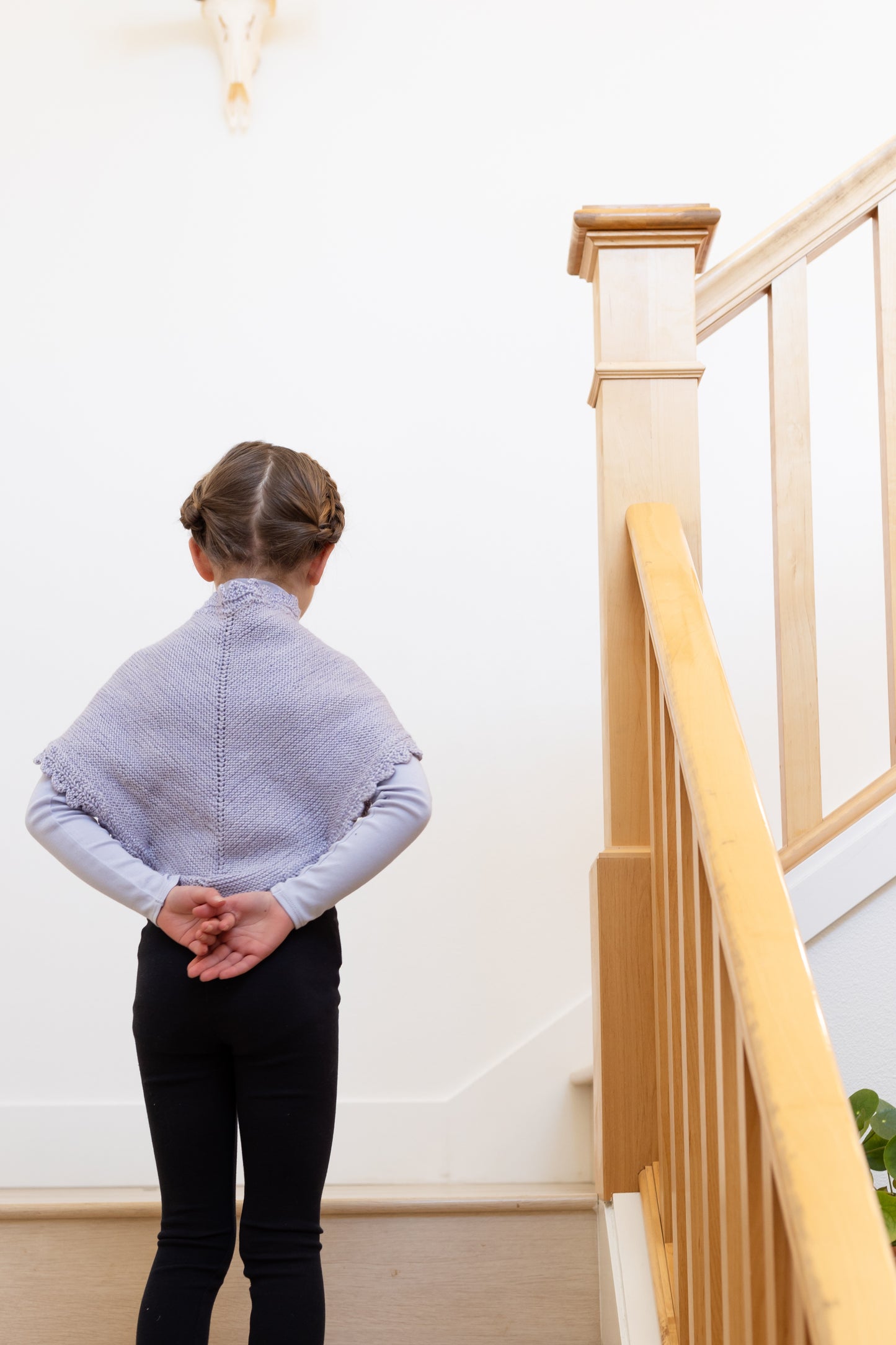 lace-edge shawl . heather