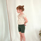 pima puff tee. cameo floral