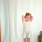 pima bodysuit. cameo floral